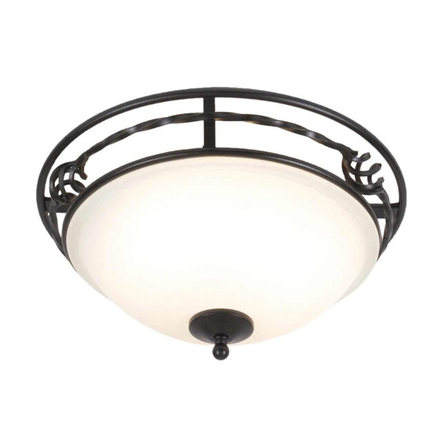 Sackler Glass Flush Mount
