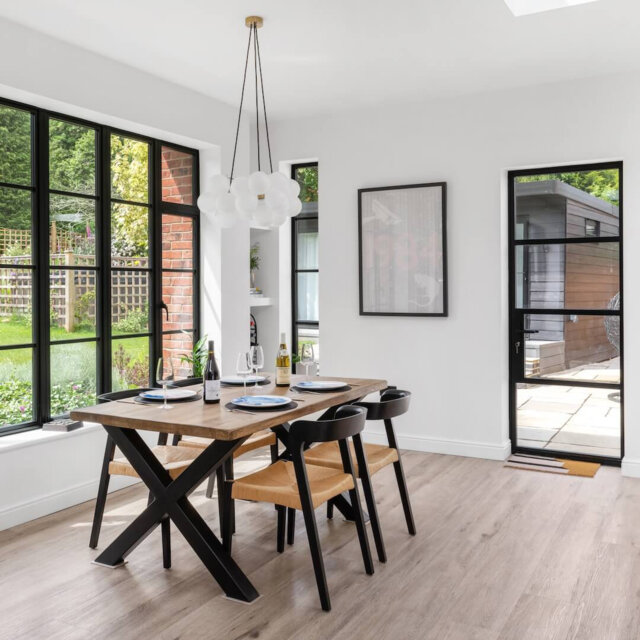 Rustic Dining Table - Chunky X Legs
