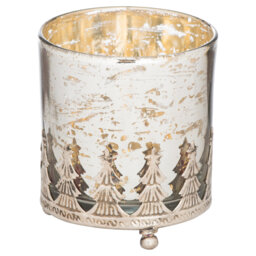Glass Tabletop Tealight Holder