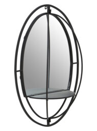 Alfons Metal Oval Mirror