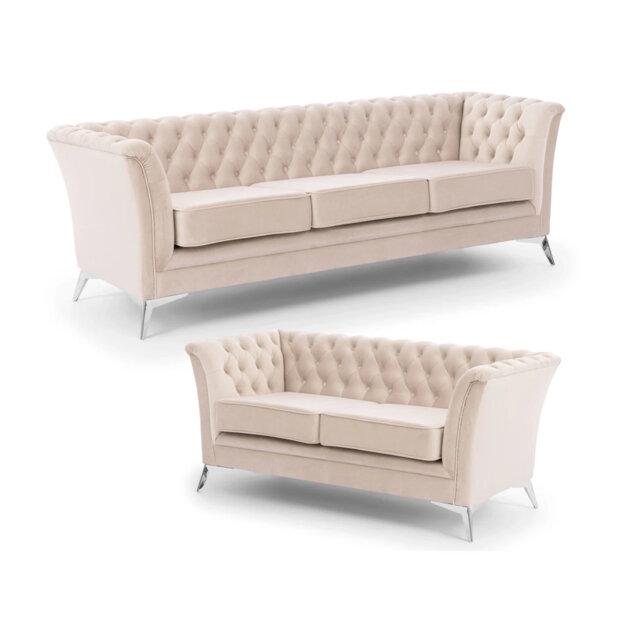 Whitby 2 - Piece Velvet Living Room Set