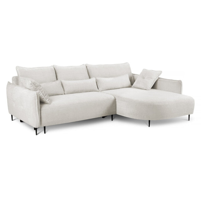 Bairo 3 Seater Fabric Reclining Sofa & Chaise