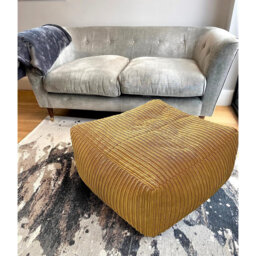 Baltzer 68cm Wide Square Pouffe Ottoman