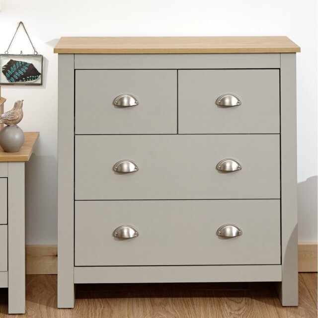 Gia 4 Drawer 79Cm W Chest of Drawers