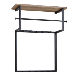 Carsen Iron Wall 10 - Hook Wall Mounted Coat Rack