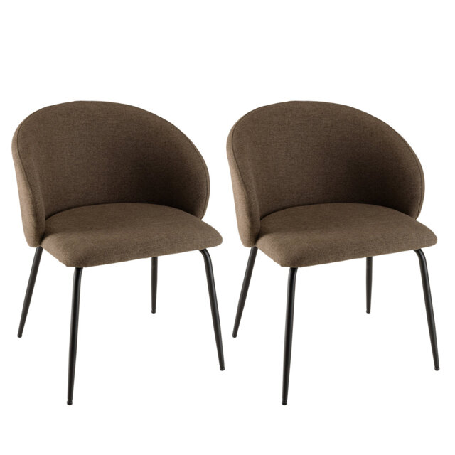 Luanna 47cm H Polyester Upholstered Side Chair