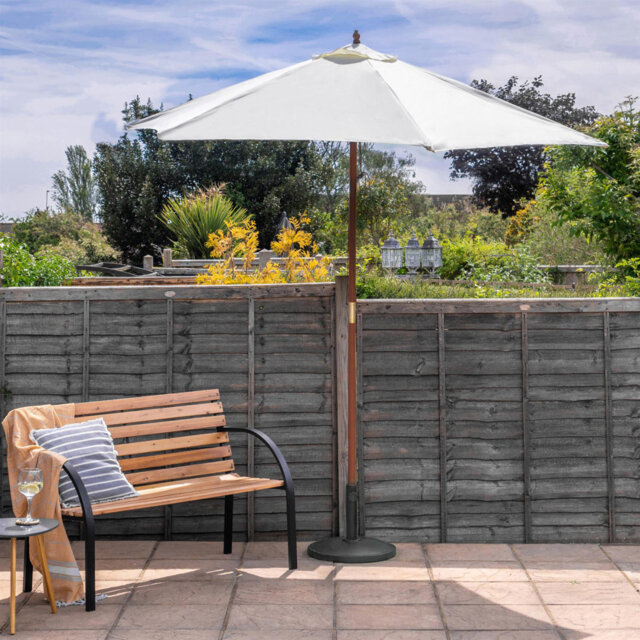 Wooden Garden Parasol