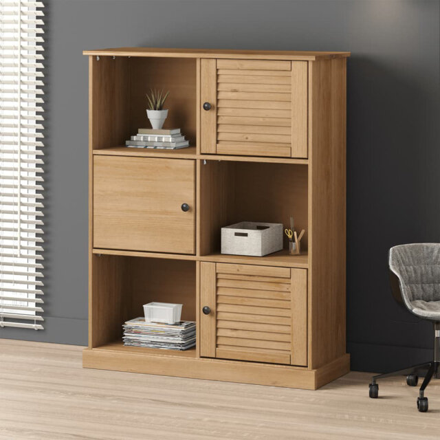 Haybridge 114.5cm H x 90cm W Cube Bookcase