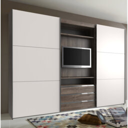 Dunellen 2 Door Manufactured Wood Wardrobe