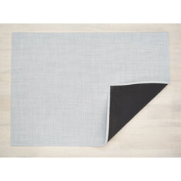 Mini Basketweave Handwoven Light Blue Indoor/Outdoor Rug
