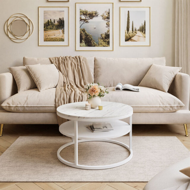McLellen Frame Coffee Table with Storage