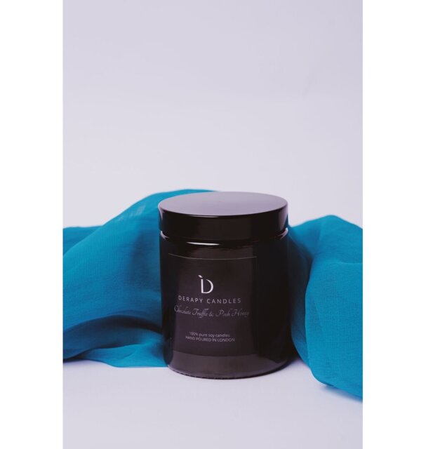 Chocolate Truffle And Posh Honey Scented Designer Candle