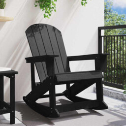 Adirondack Rocking Chair HDPE Outdoor Furniture Garden Seating Terrace