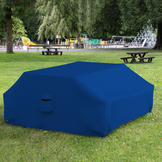 Heavy Duty Outdoor Waterproof Picnic Table Cover,All Weather Protection UVResistant Game Table Cover