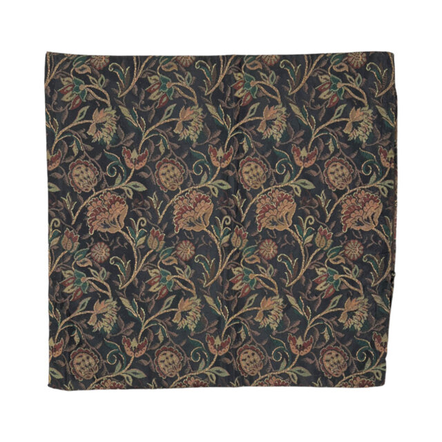 Ambros Floral Brown Square Cushion