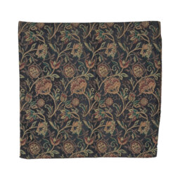 Ambros Floral Brown Square Cushion