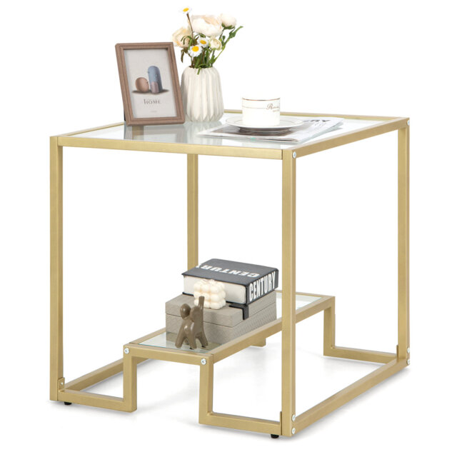 Mittal Frame Coffee Table with Storage