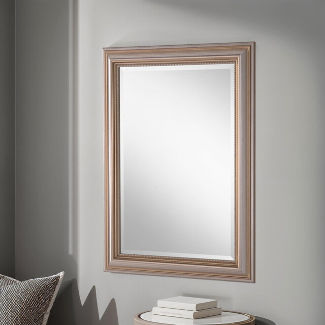 Magdalene Beaded Framed Wall Mounted Accent Mirror