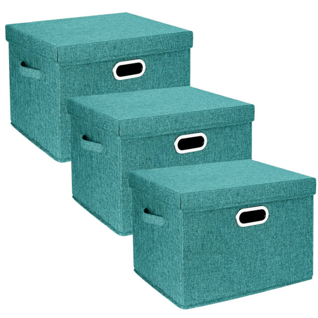 Ebern Designs Fabric Decorative Bin