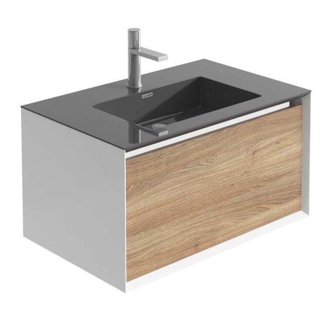 750mm Wall Hung Single Vanity Unit