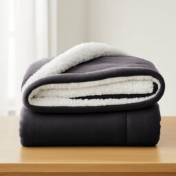 Aspire Homeware Deluxe Hotel Collection Ultra-Soft Sherpa Fleece Throw Blanket for Plush & Cozy Comfort