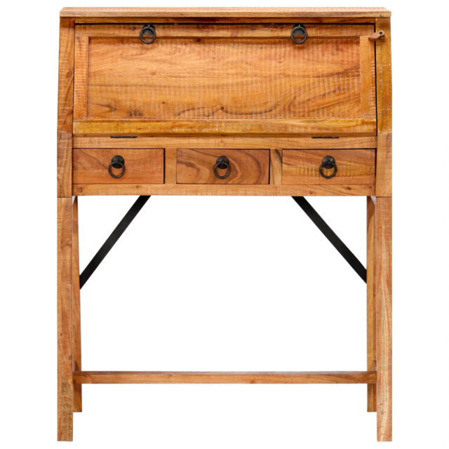 Acelynn Solid Wood Solid Wood Secretary Desk
