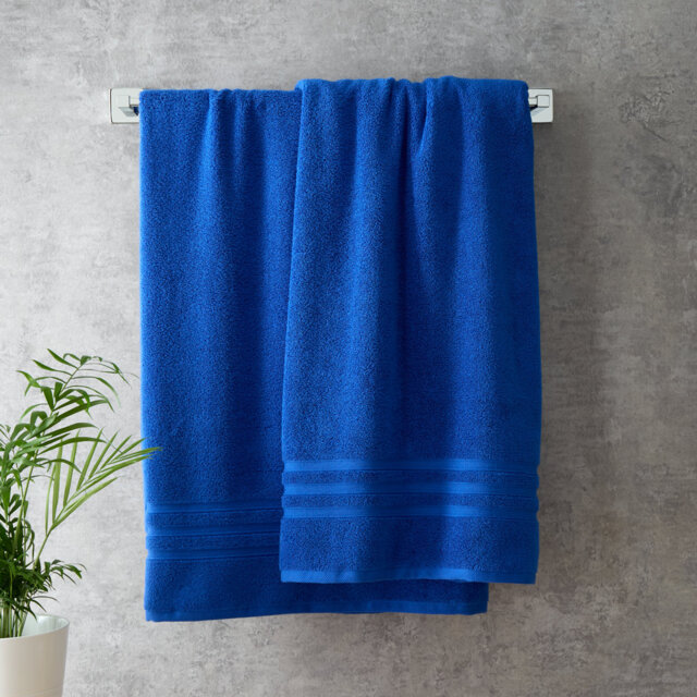 Zero Twist Cotton Bath Sheet Pair