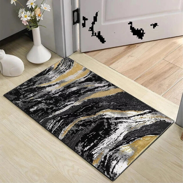 Modern Abstract Area Rugs Hallway Runner Living Room Rugs Bedroom Carpet Door Mats