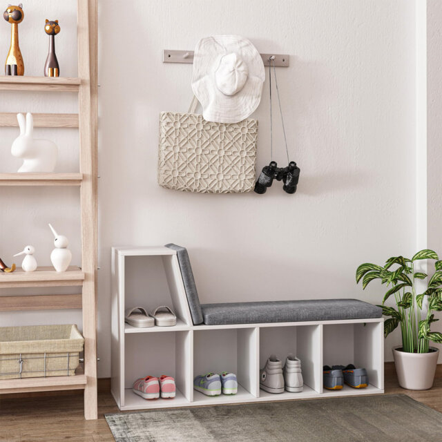 60cm H x 108cm W Corner Bookcase