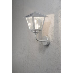 Benu Wall Lamp Up Galvanized - Brighten Up Your Outdoor Space With This Stylish And Durable Light