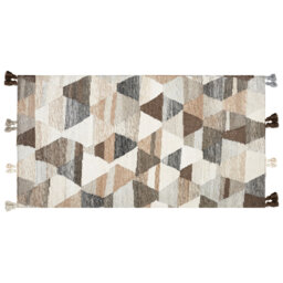 Iancarlo Wool/Cotton Beige/Brown/Grey Rug