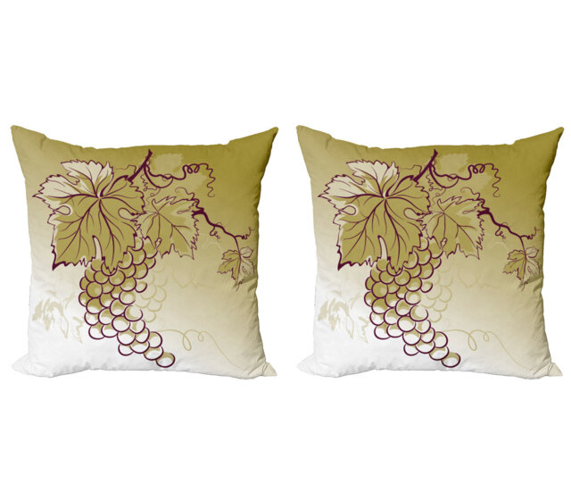 Niaomi Khaki/Eggshell Square Scatter Cushion Cover