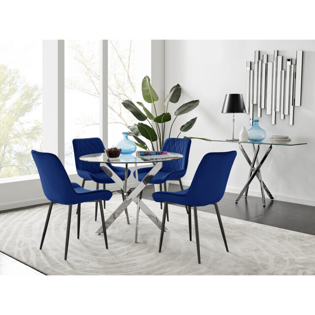 Bernell 4 - Person Dining Set
