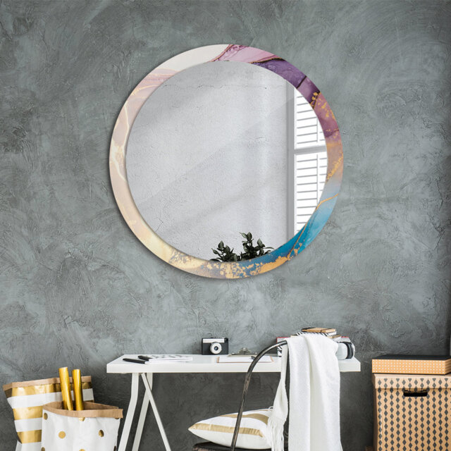 Huldar Glass Flat Wall Mirror