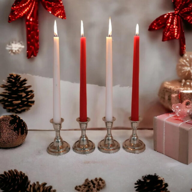 Unscented Taper Candle