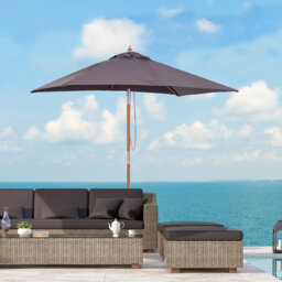 Cyr 2m  Rectangular Traditional Parasol