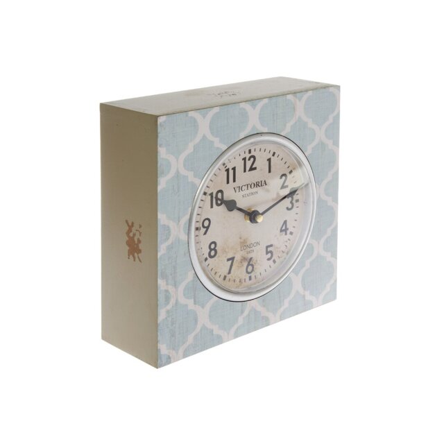 Analogue Wood Quartz Movement / Crystal Tabletop Clock in