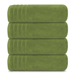 100% Cotton, 4 piece Towel set (4 x Bath Towels) 76x152, 450GSM