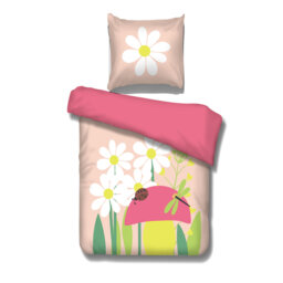 Reversible Plants & Flowers Toddler Bedding Set