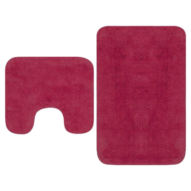 2 Piece Bath Mat Set
