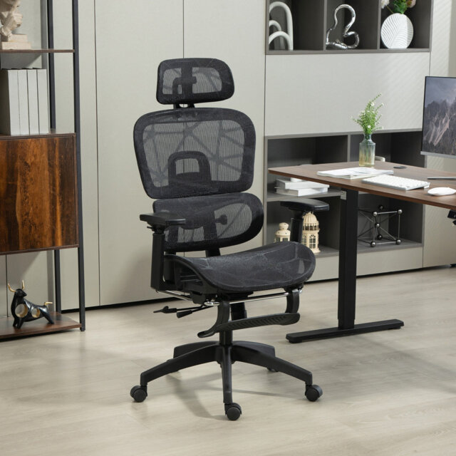 Mesh Office Chair with Headrest