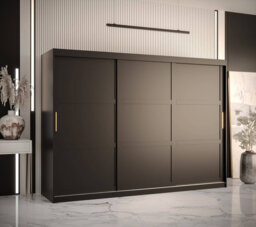 Merid 3 Door Manufactured Wood Wardrobe
