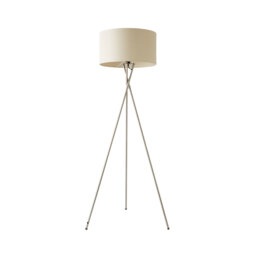 Misner 155cm Camden Tripod Floor Lamp with Large Reni Shade