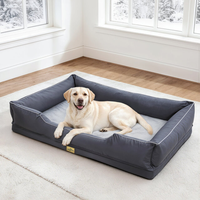 Orthopedic Dog Bed with Bolster