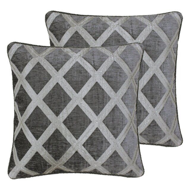 Geometric Square Cushion
