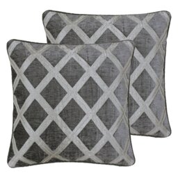 Geometric Square Cushion