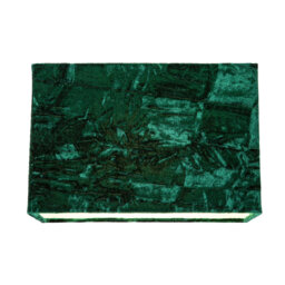 Contemporary Designer Crushed Velvet Fabric Rectangular Lamp Shade
