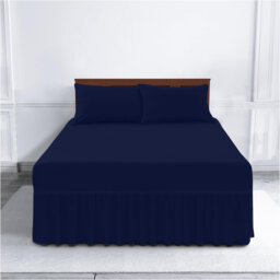 Percale Valance Sheet Polycotton Solid Colour Bed Sheet Single Double King Super King Machine Washable High Quality