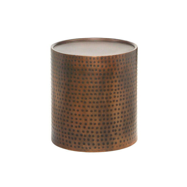 Shantris Copper Antique Side Table