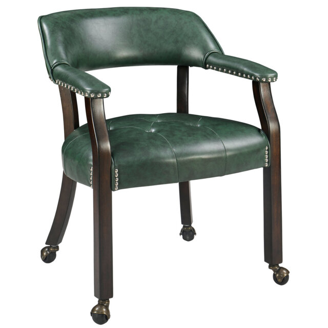 Blankenship 34cm H Tufted Polyester Blend Upholstered Wingback Armchair